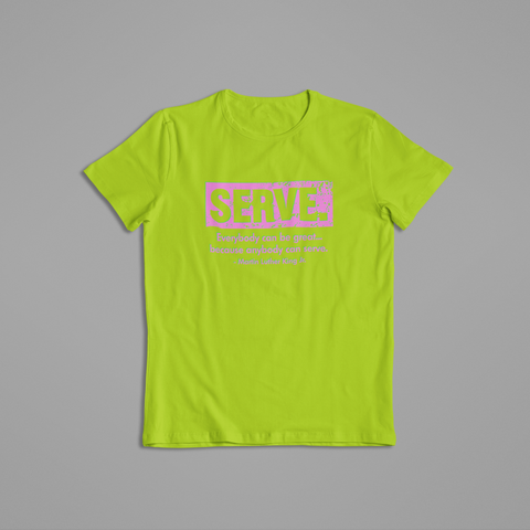 MLK - Serve - Pink and Green