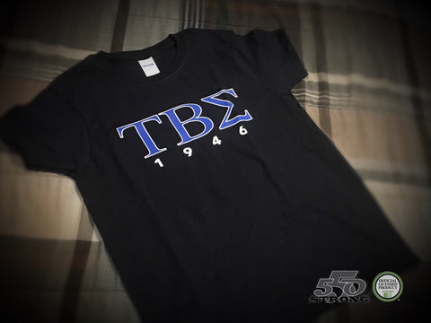 Tau Beta Sigma 1946 - Black T-Shirt