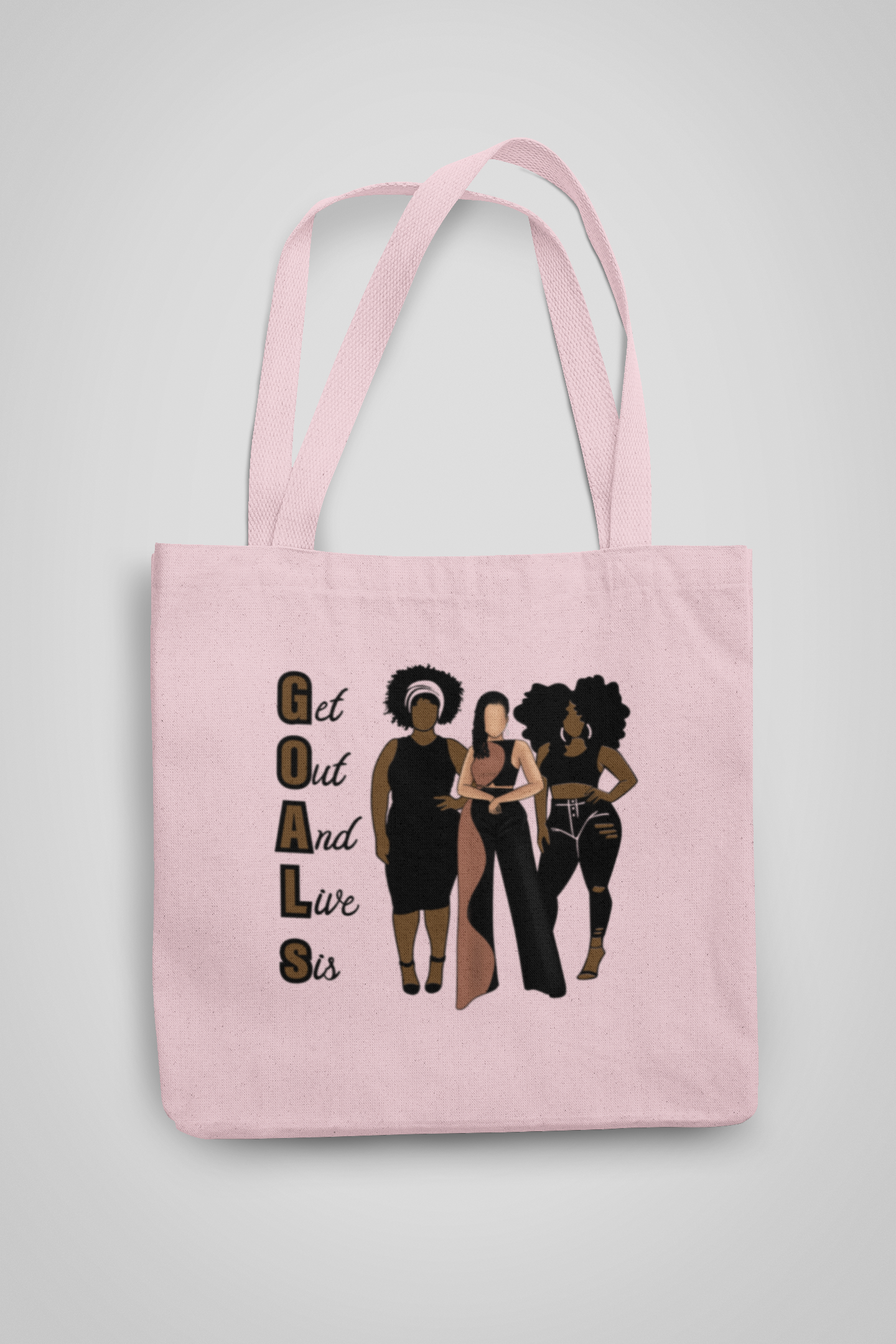 G.O.A.L.S (Get Out And Live Sis)  Tote Bags - 550strong