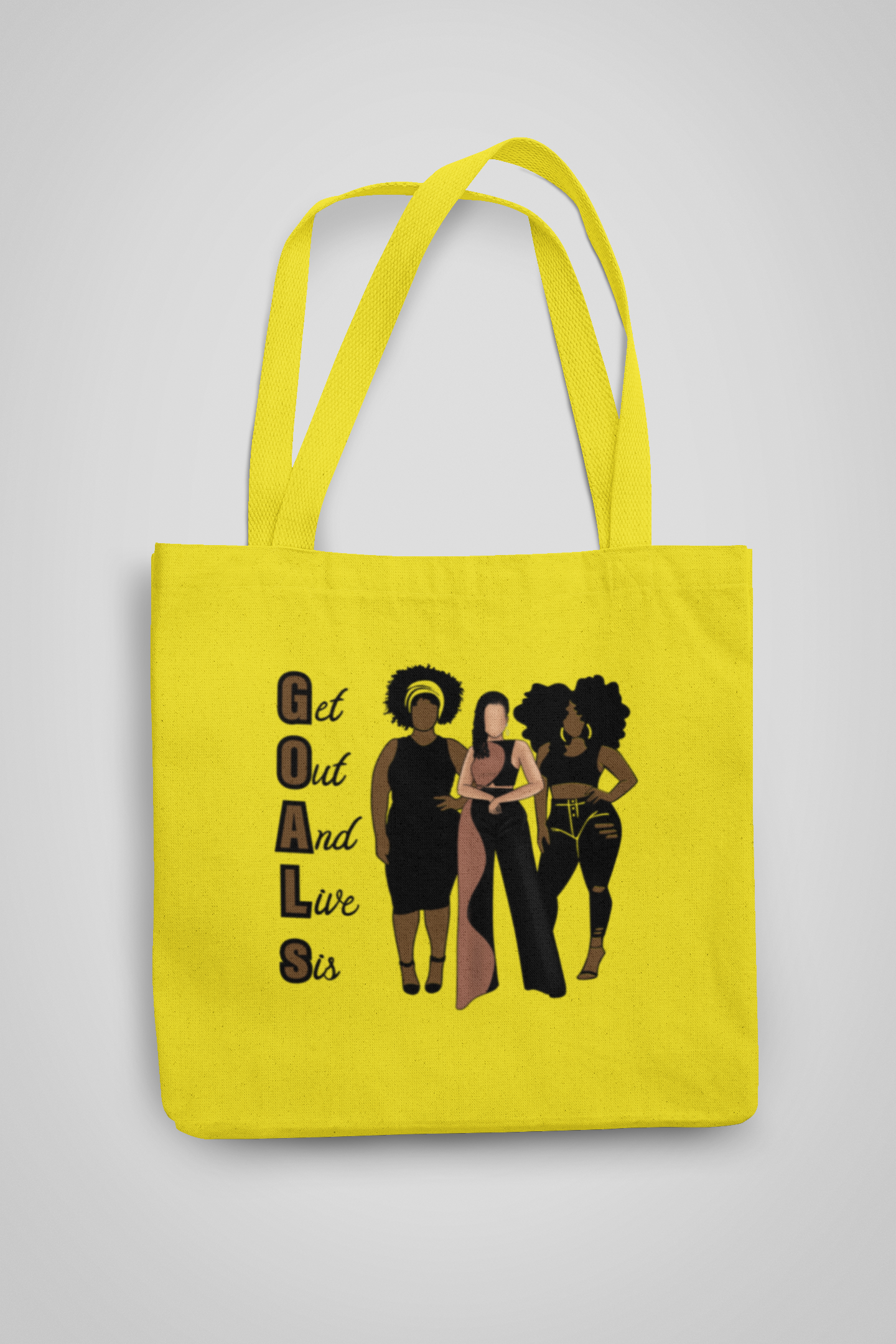 G.O.A.L.S (Get Out And Live Sis)  Tote Bags - 550strong