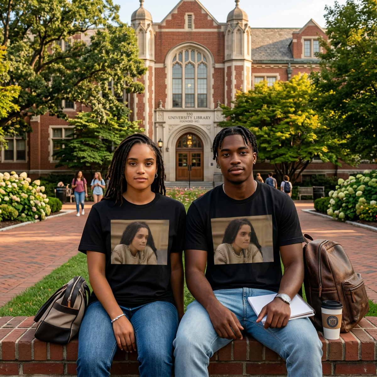 Denise Huxtable Vintage 90s TV Graphic T-Shirt | Black Culture Nostalgia Tee - 550strong