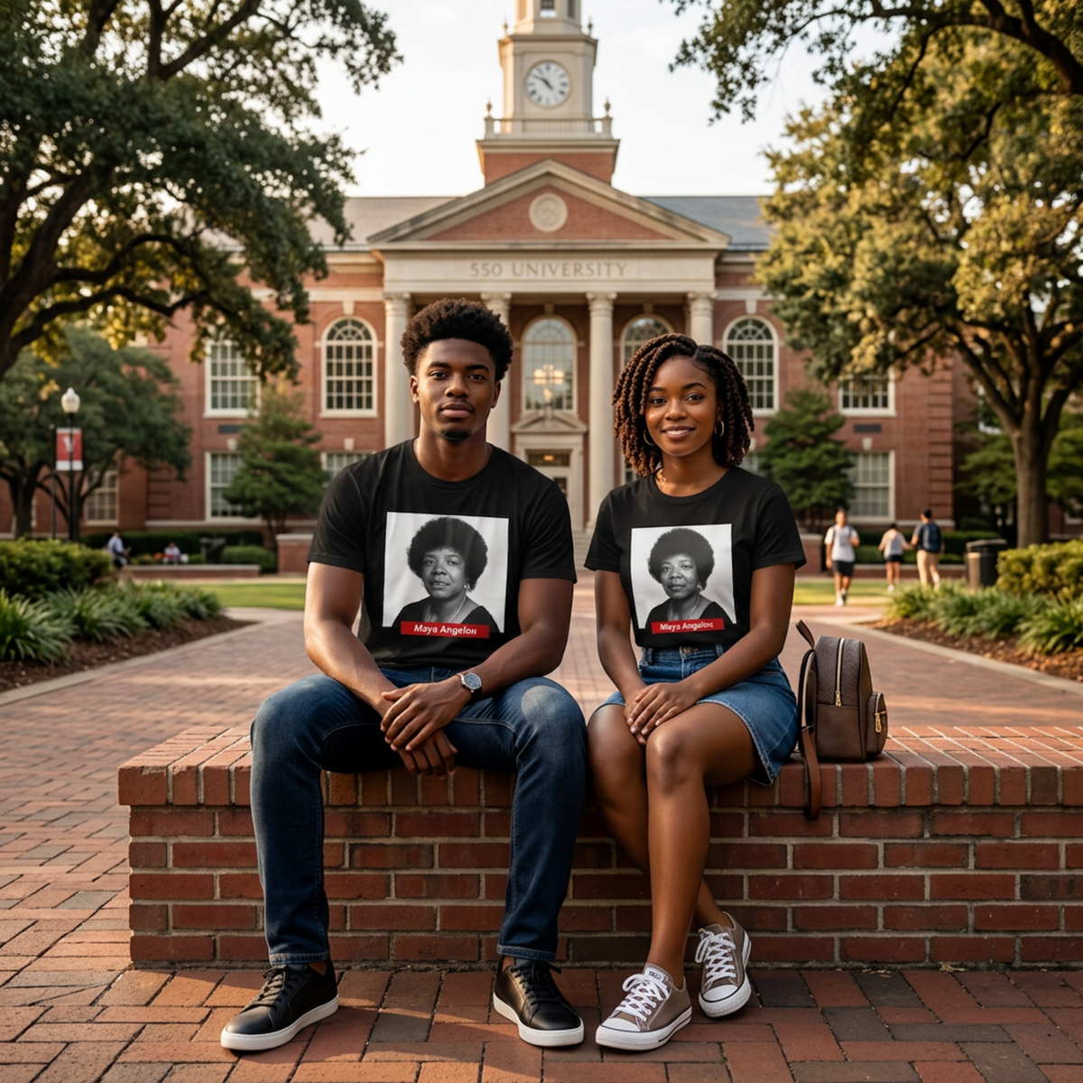 Maya Angelou Tribute Tee | Phenomenal Woman Black History T-Shirt | Literary Icon Shirt - 550strong
