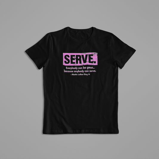 MLK - Serve - Pink and Green - 550strong