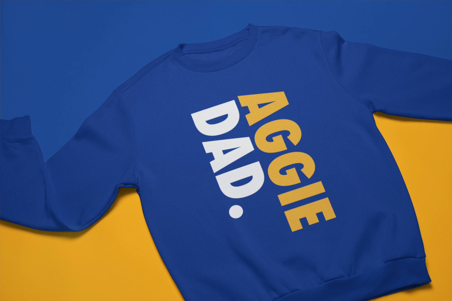 Aggie Mom, Dad, Aunt, Uncle, Cousin, and Grand Blue Sweatshirt - 550strong