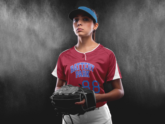 HS - Battery Park Blue Devils Baseball Jersey - 45