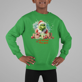 Grinch Naughty Nice An Attempt Christmas Sweater - Kids