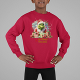 Grinch Naughty Nice An Attempt Christmas Sweater - Kids