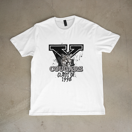 YCHS Class of 1998 - York Cougars - ALL Class Reunion Tee - 550strong