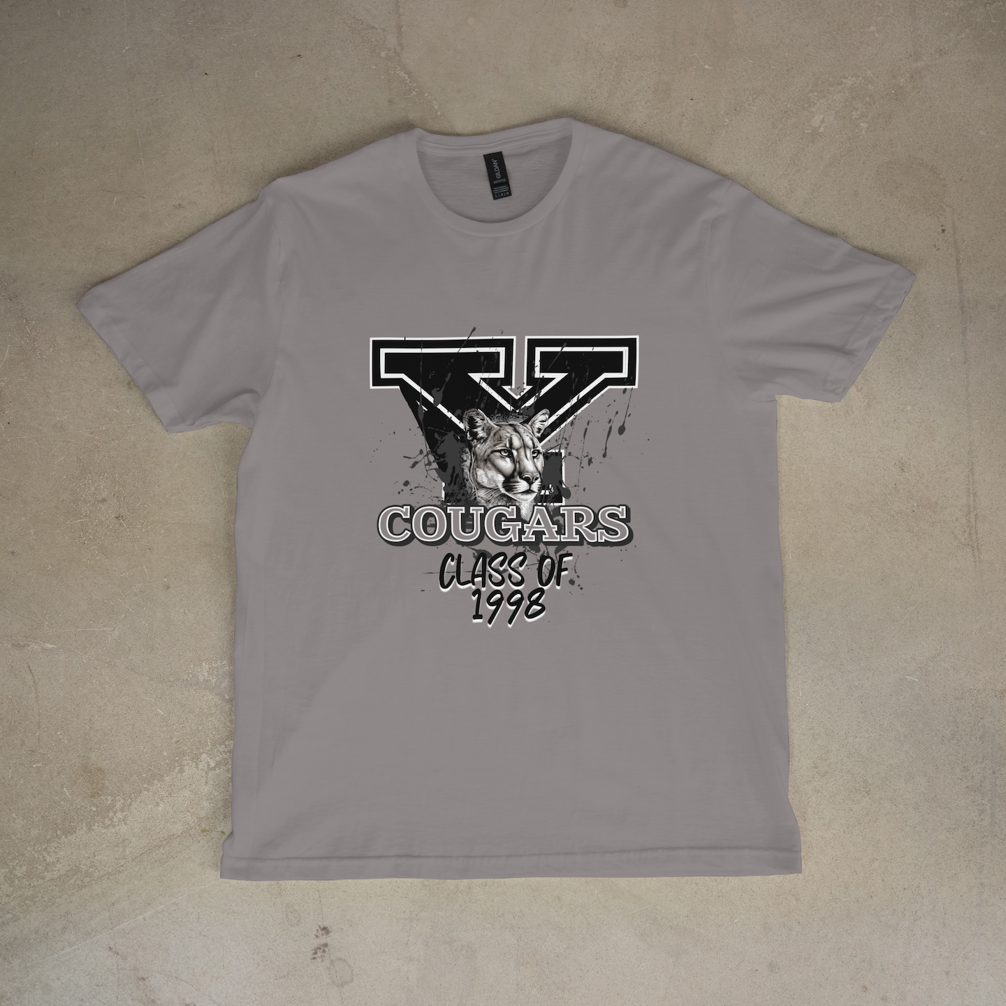 YCHS Class of 1998 - York Cougars - ALL Class Reunion Tee - 550strong