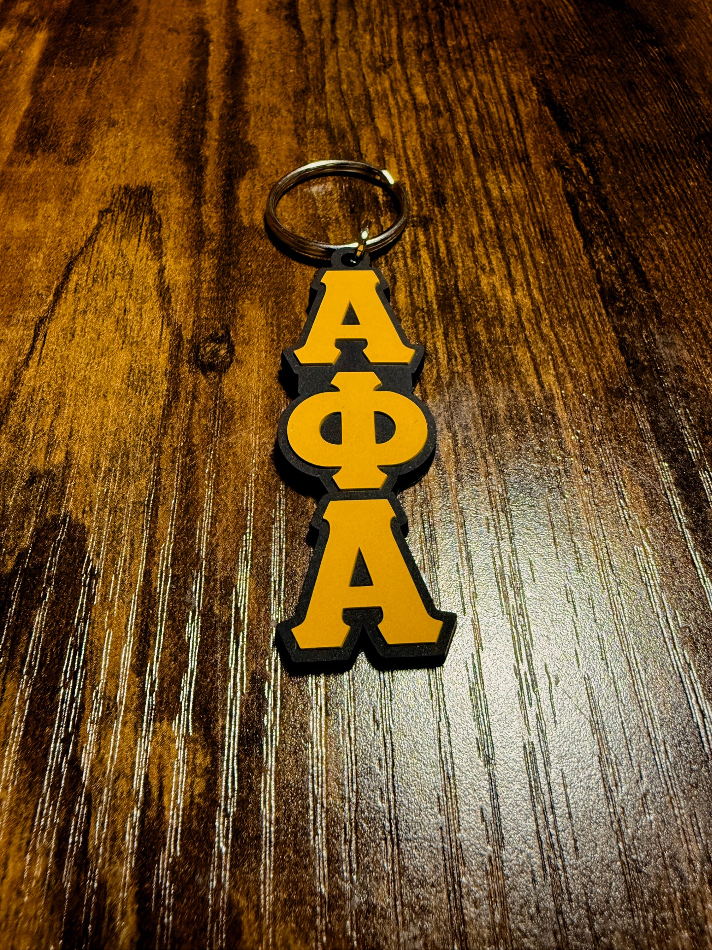 Alpha Kappa Alpha and Alpha Phi Alpha Letter Key Chain Bundle - 550strong