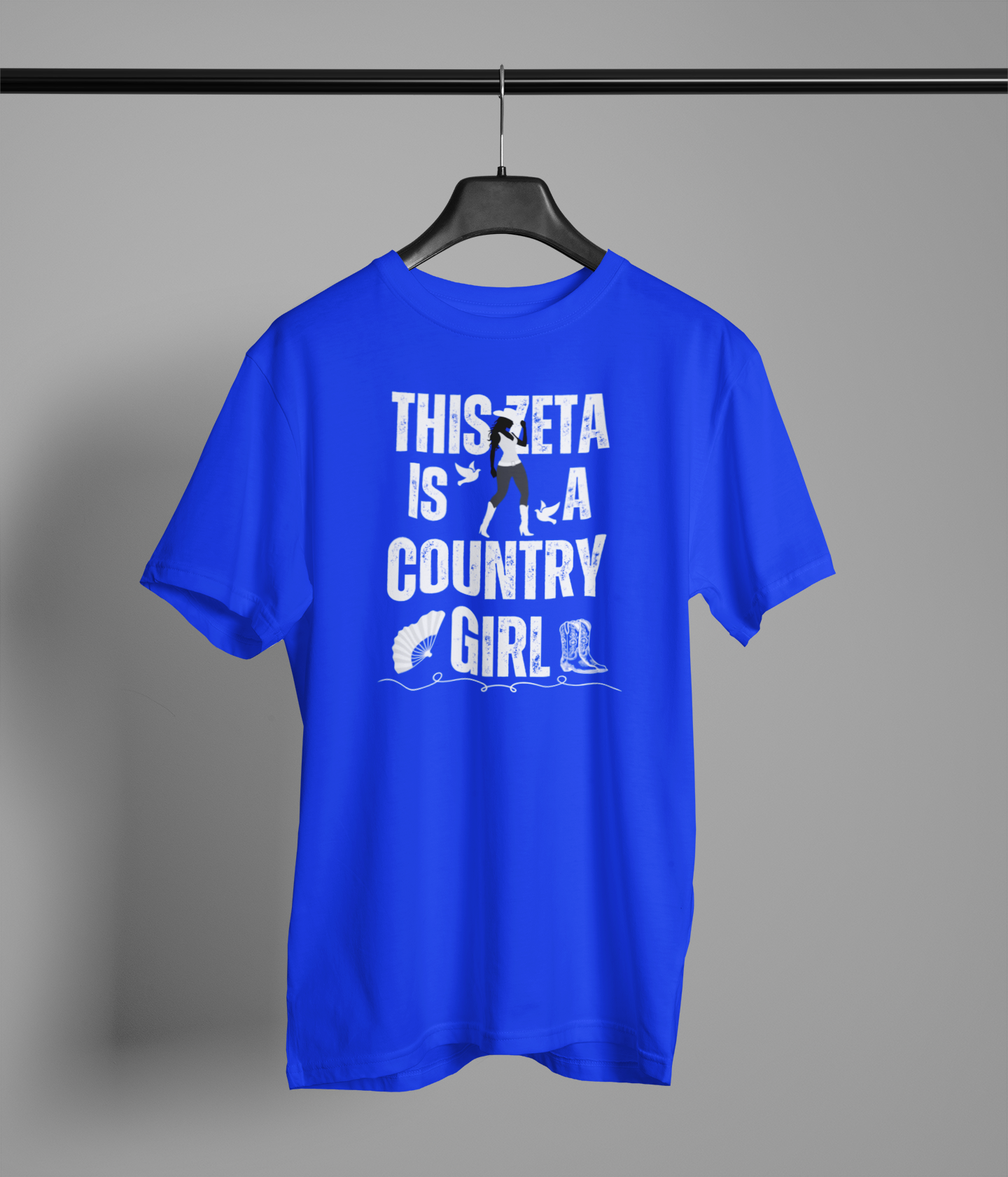 Zeta Phi Beta “Country Girl” T-Shirt – Trail Ride Sorority Shirt for Finer Women