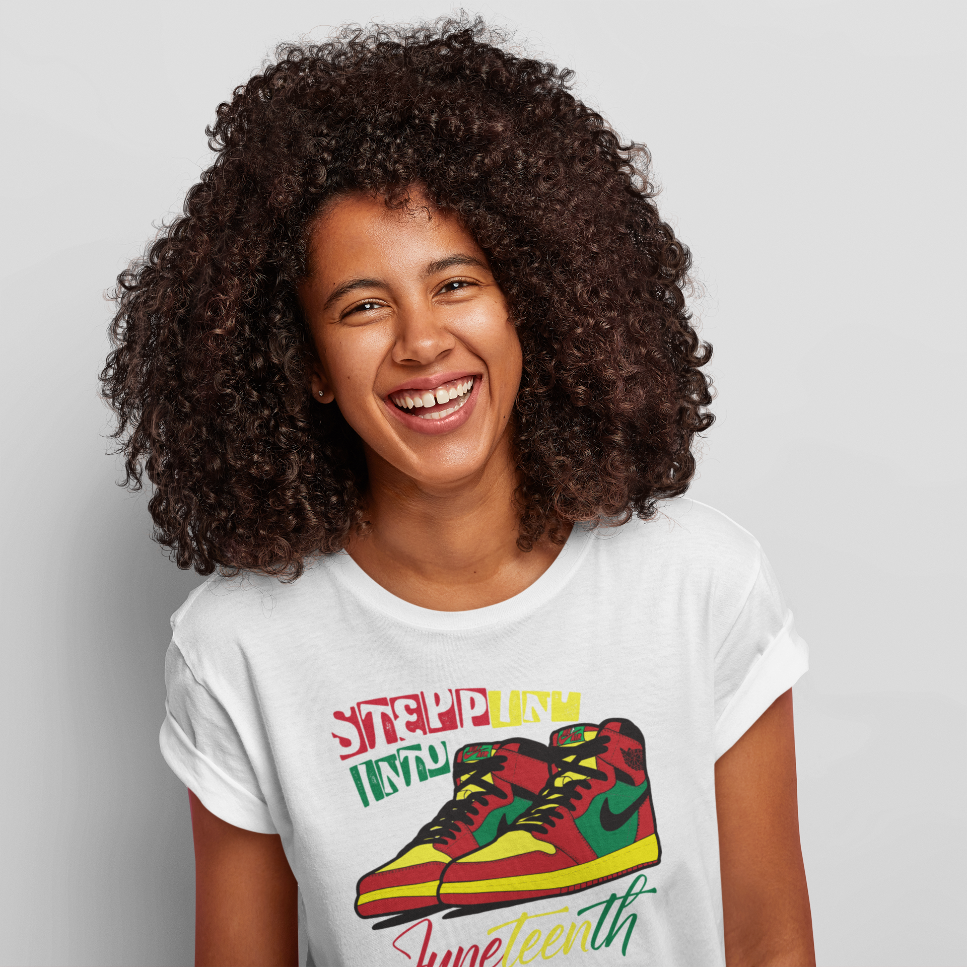 Juneteenth Shirt - Steppin Into Juneteenth - AF1 - J1 - 550strong