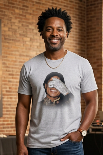 Michael Jackson Shy Glitter Glove Unisex t-shirt - 550strong