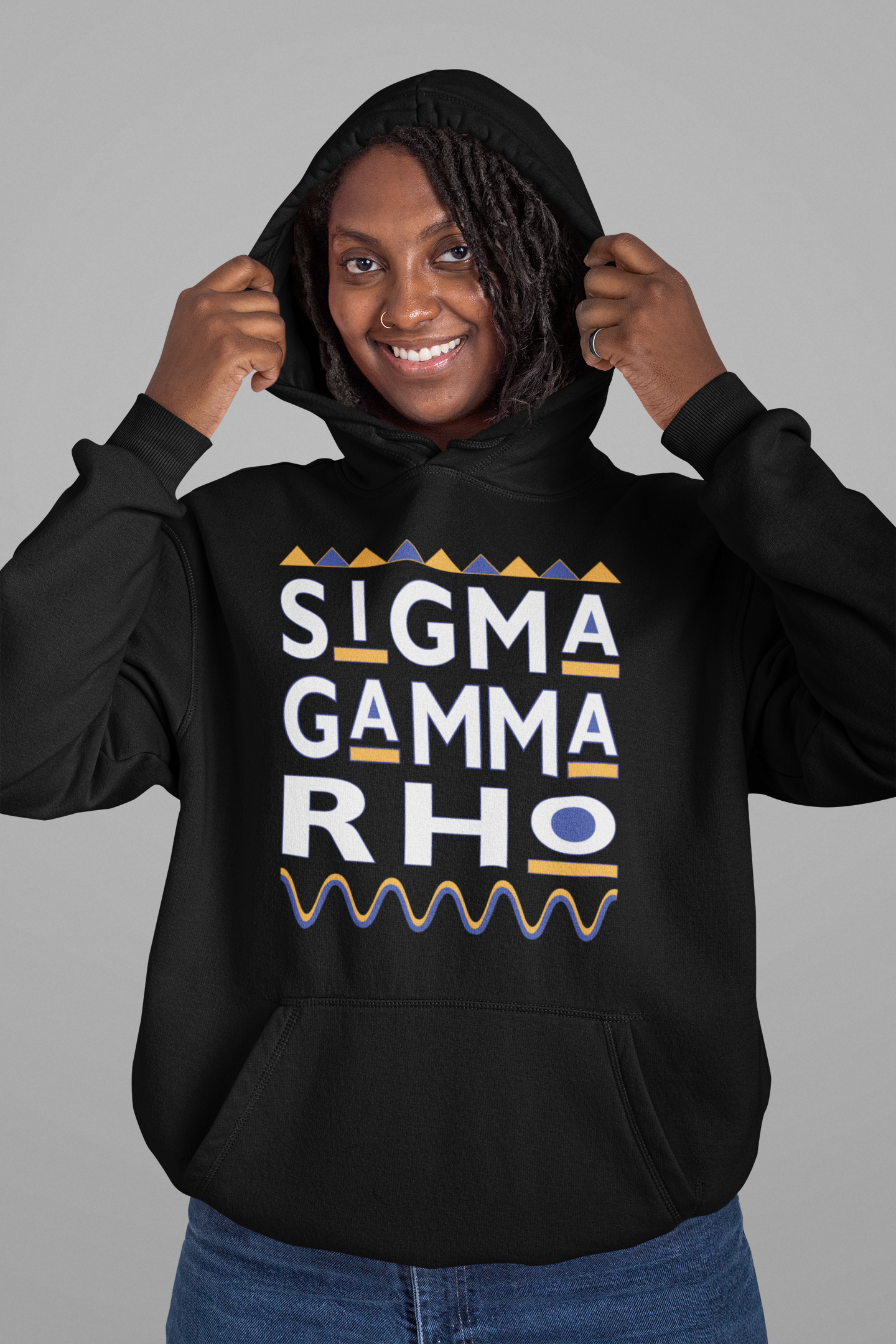Sigma Gamma Rho Retro Hoodie - 550strong