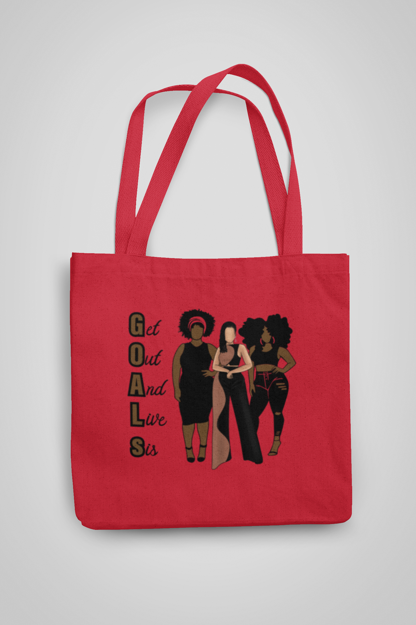 G.O.A.L.S (Get Out And Live Sis)  Tote Bags - 550strong