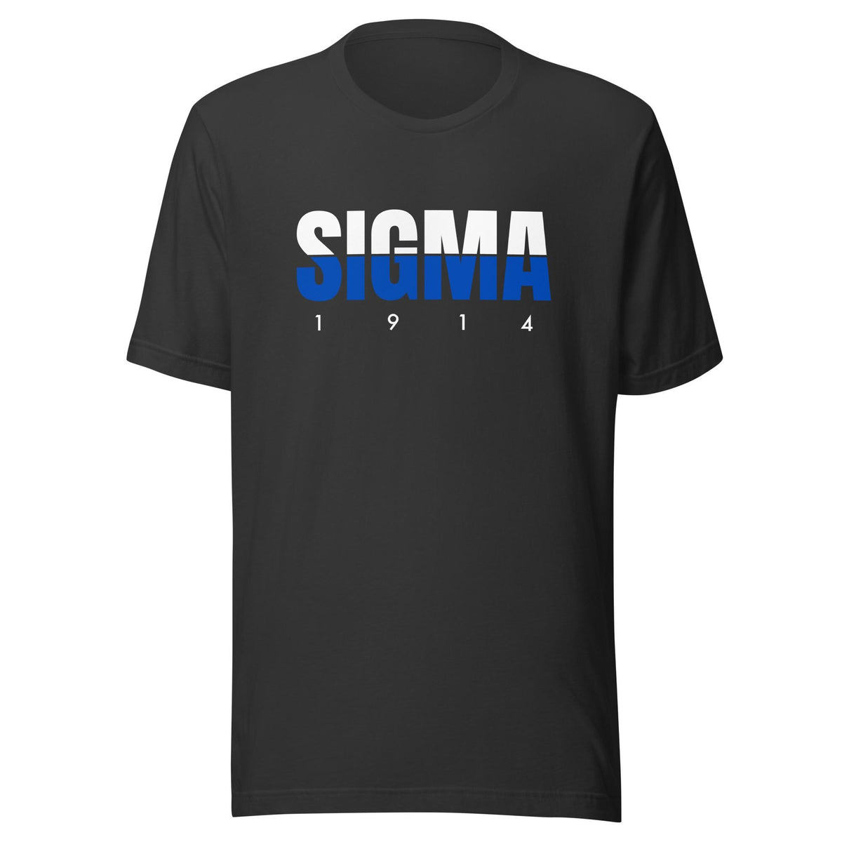 Phi Beta Sigma 1914 T-Shirt, Officially Licensed Black Sigma Fraternity Tee, Greek Apparel and Fraternity Gift