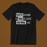 BH - MLK - Injustice. Black History Shirt