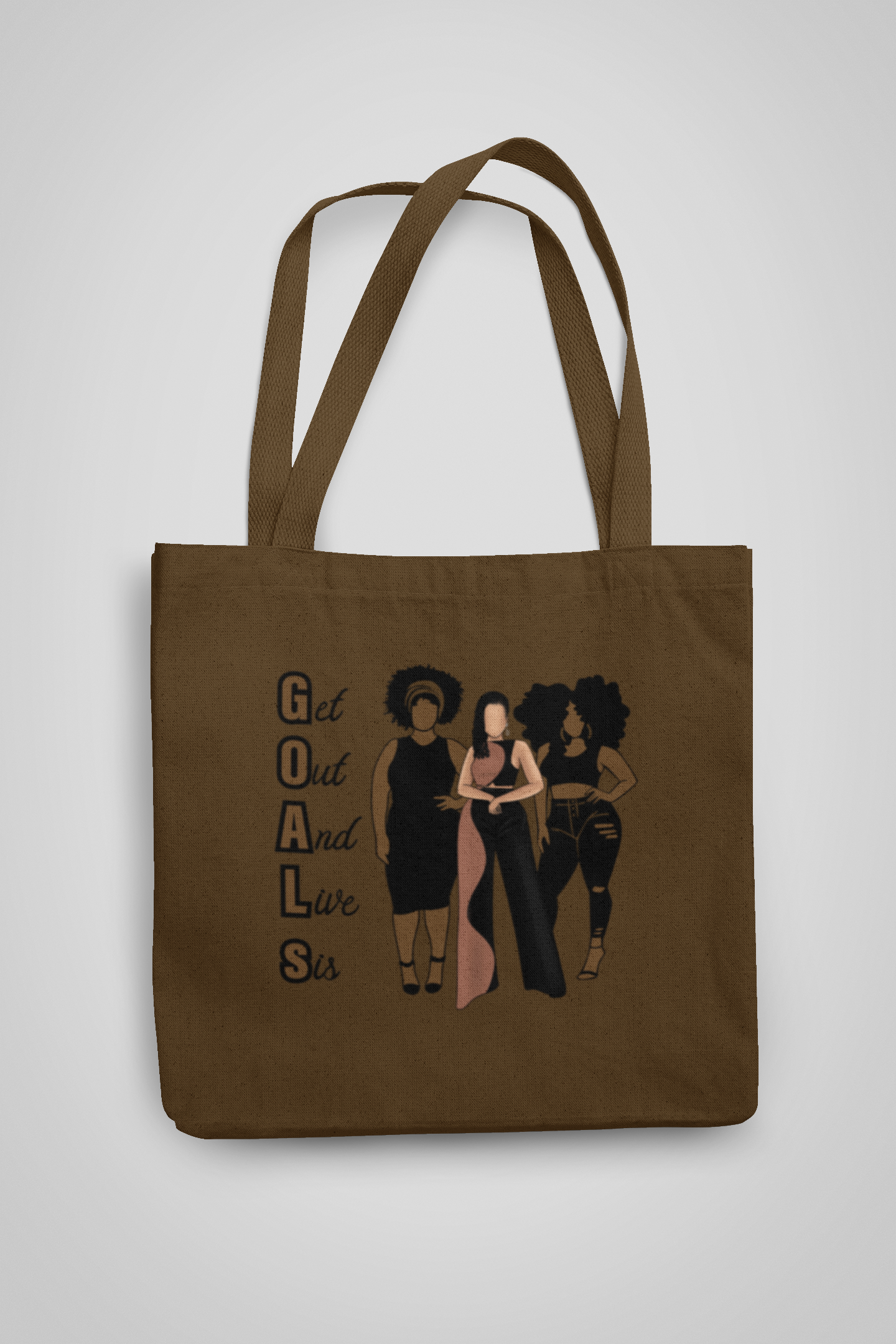 G.O.A.L.S (Get Out And Live Sis)  Tote Bags - 550strong