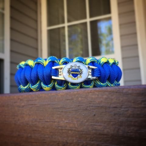Paracord - Tau Beta Sigma (Blue, White, and Gold) - 550strong