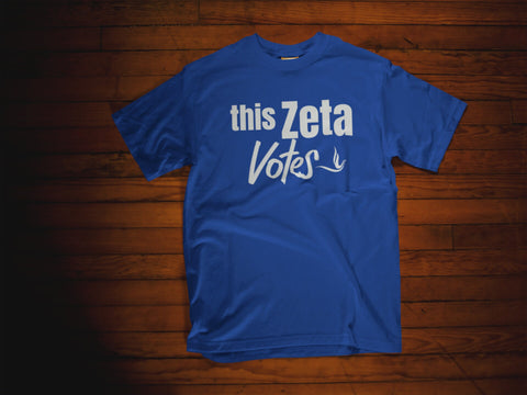 Zeta Phi Beta Vote Shirt | Zetas Vote Shirt - 550strong