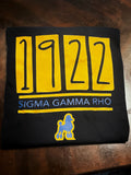 Sigma Gamma Rho 1922 Black Edition Shirts - R2 - 550strong