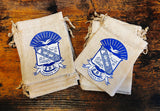 Phi Beta Sigma Gift Bags / Burlap Bags - 550strong